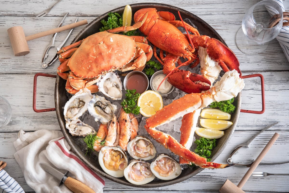 Gorgeous seafood platter
